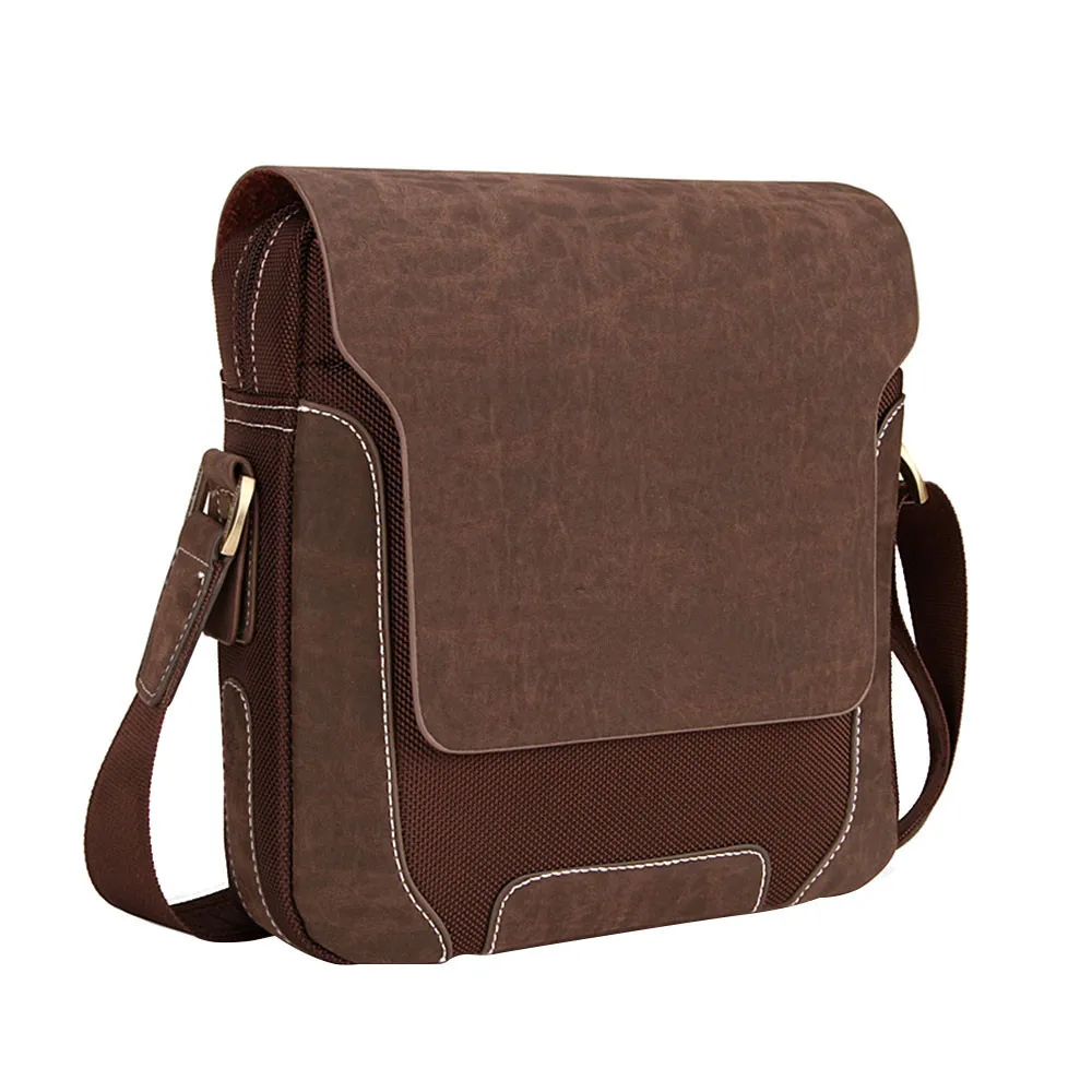 الأزياء Crossbody قماش الرجال حقيبة يد حقيبة أعمال الرجعية خليط حقيبة كتف أكسفورد خمر رجل يد Y417