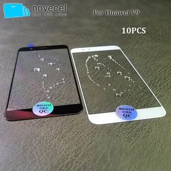 

10PCS For Huawei Honor V9 / 8 Pro Front Outer Glass Lens Touch Screen Panel LCD Display Digitizer Glass Cover TP Replacement