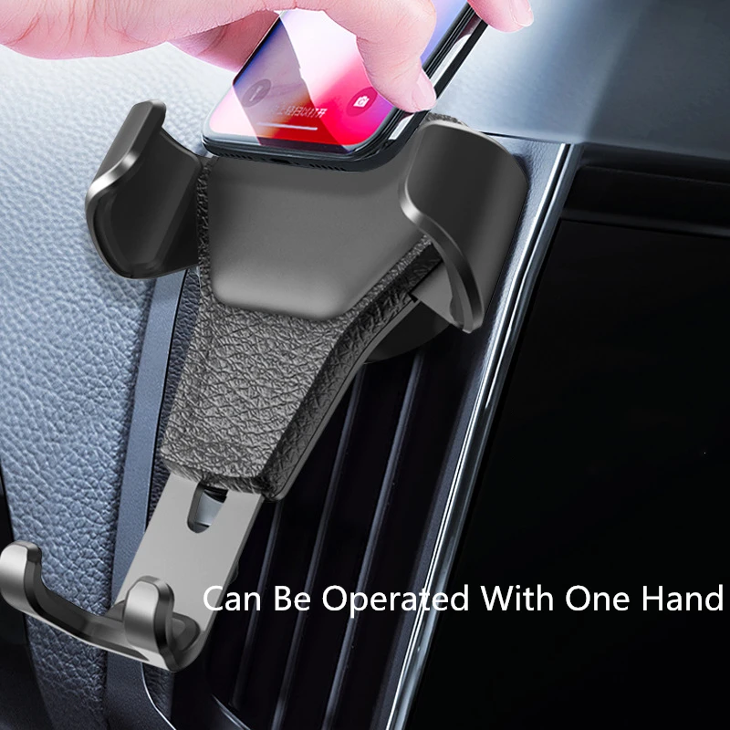 

Car Stand Holder Universal Smartphone Air Vent Mount Clip for iPhone Xs Max XR Huawei Samsung Smart Phone Car Phone Holder