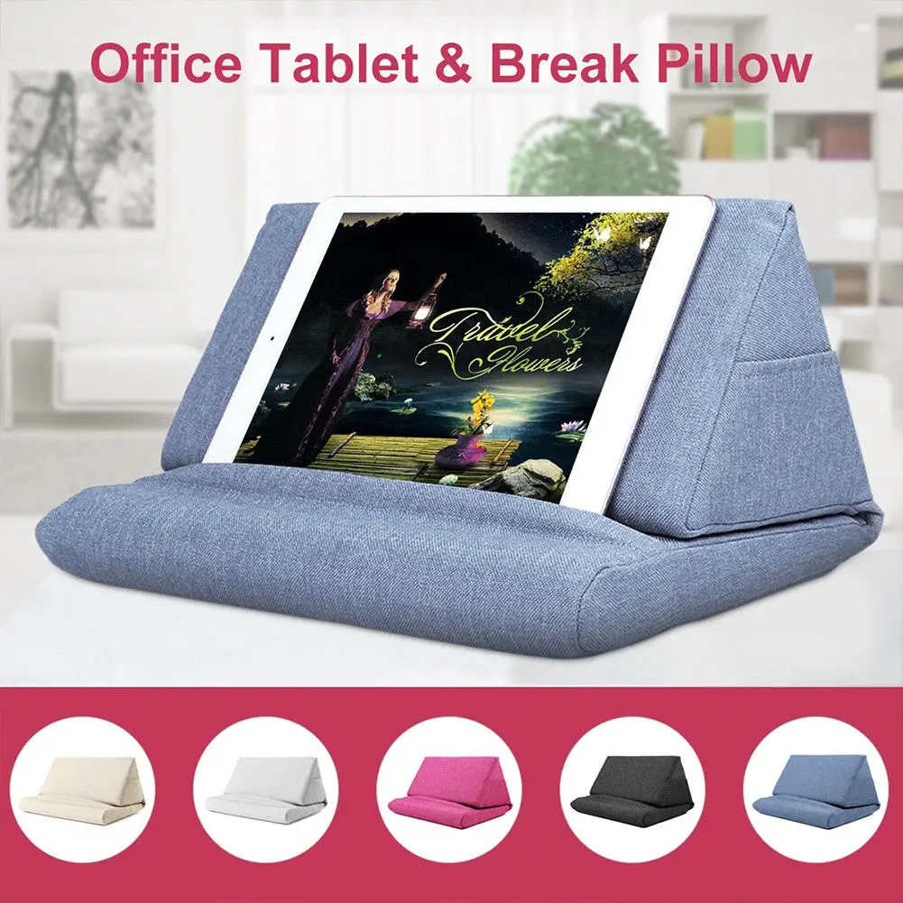 

1 Pcs Colorful Foldable Tablet Holder Book Stand Foam Lap Rest Reading Cushion XXM8