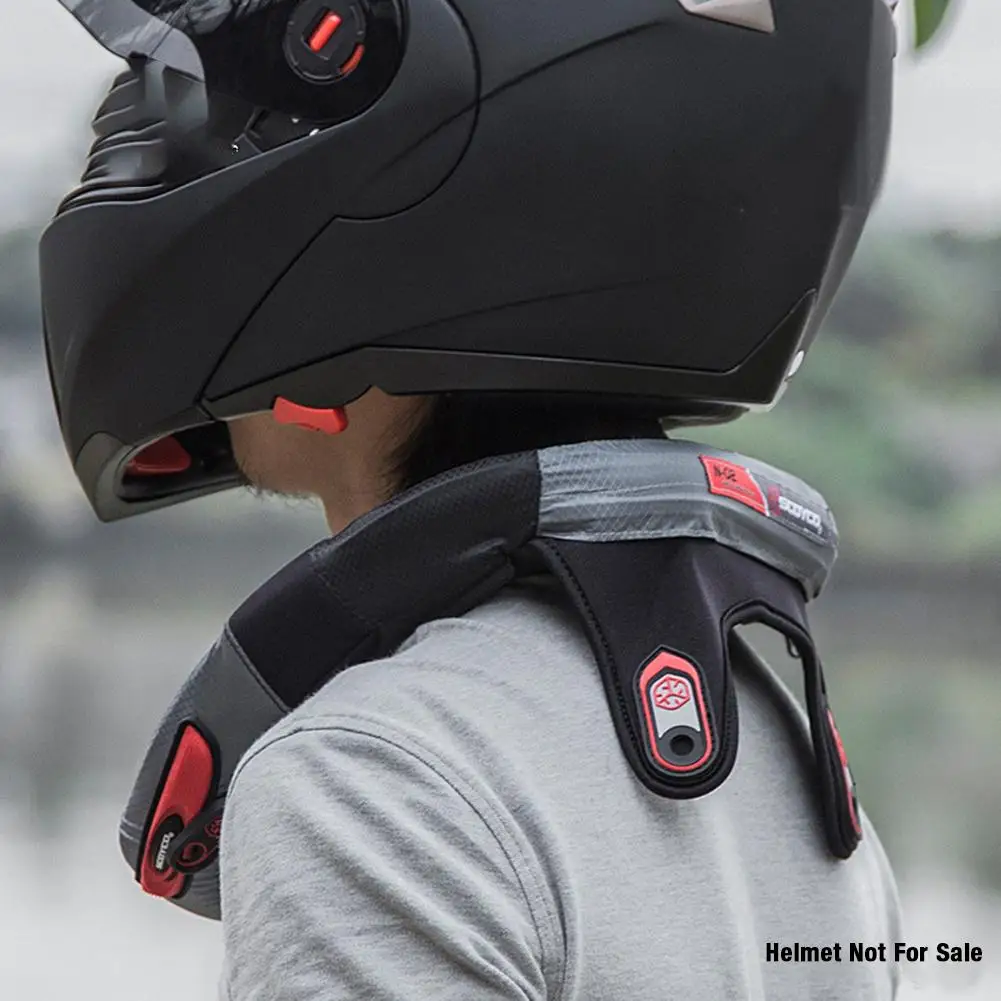 

Motorcycle Neck Brace Supports Light Weight Protection Motocross Neck Protector Adults Ski Skate Neck Brace