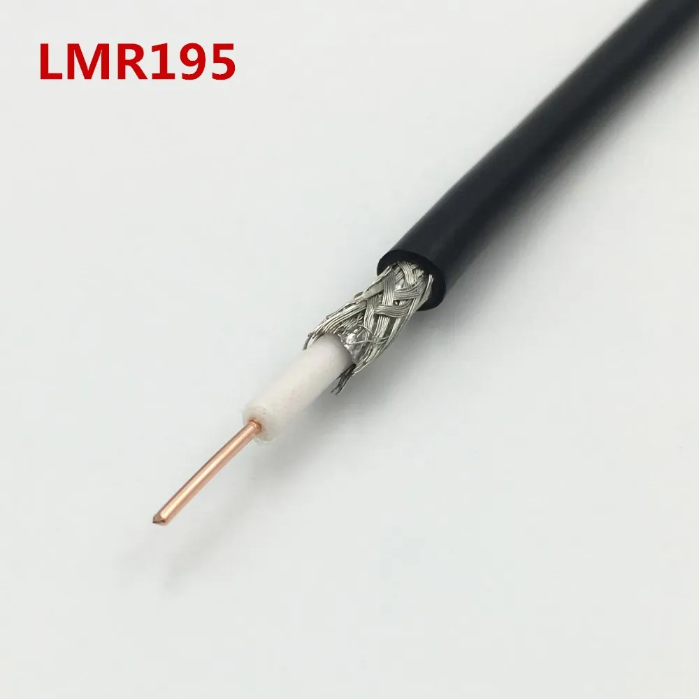 1 шт. RG58/LMR195 обжима кабеля N Тип штекер Джек N гнездовой разъем радиочастотная антенна коаксиальный кабель разъем 15 см 20 см 30 см 50 см