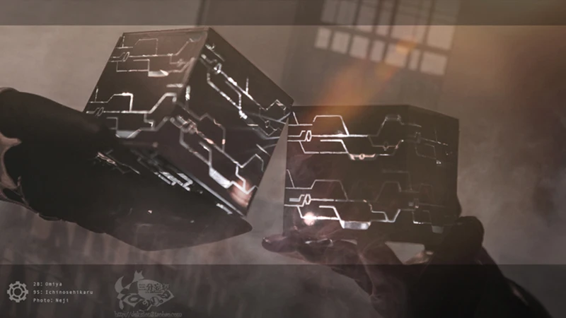 Athemis NieR:Automata Cosplay Probs 9S 2B Game Cos Black Box Cube Data Storage Self-explosion Creative