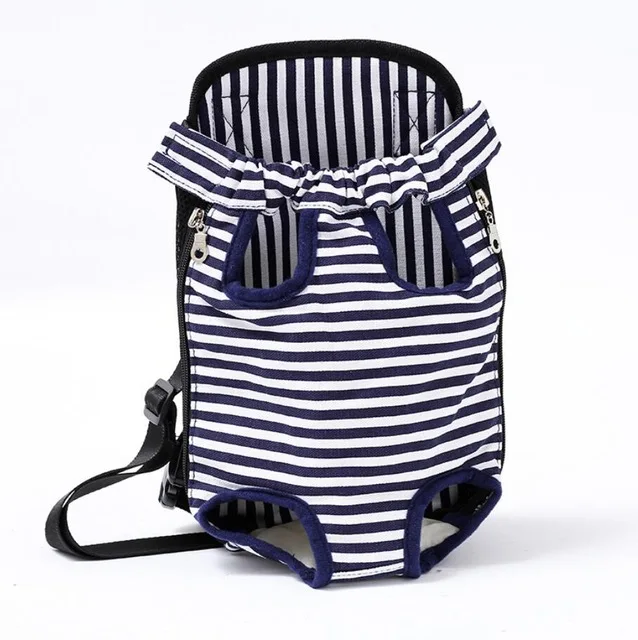 Petshy, регулируемый рюкзак для собак, кенгуру, дышащая Передняя переноска для собаки щенка, сумка для переноски домашних животных, для путешествий, легко садится, 10 цветов - Цвет: White stripe