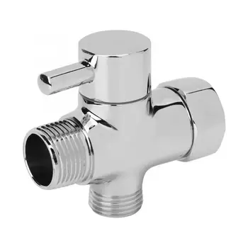 

7/8" Bathroom Toilet Bidet T Adapter Diverter Three-way Water Connector for Home Use