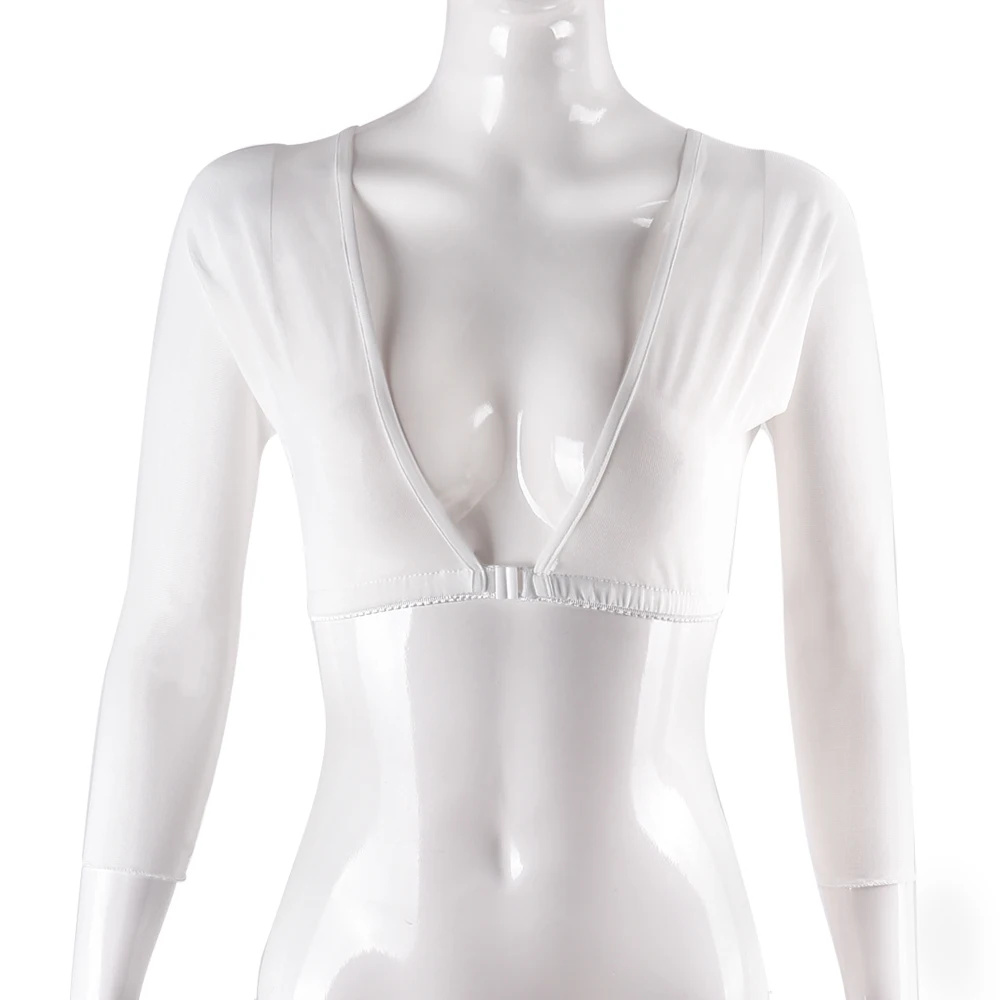 Megical Arm Sleeve Shapewear Sexy Crop Tops Slimming Control Arm Trainer Body Shaper Plus Size Seamless Women Shapers