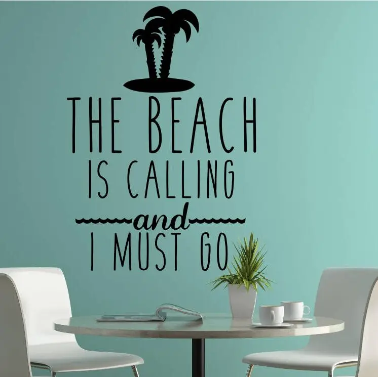 الشاطئ إقتباس جدار صائق ديكور المنزل الشاطئ تدعو جدار ملصقا البحر نمط جدار جدارية الرياضات المائية عاشق هدية الشارات AY1438