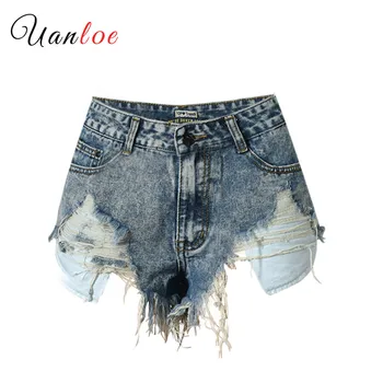 

2019 Summer Shorts Women Ripped Tassel High Waist Shorts Women Denim Shorts Feminino Sexy Hot Slim Shorts Pantalones Feminino