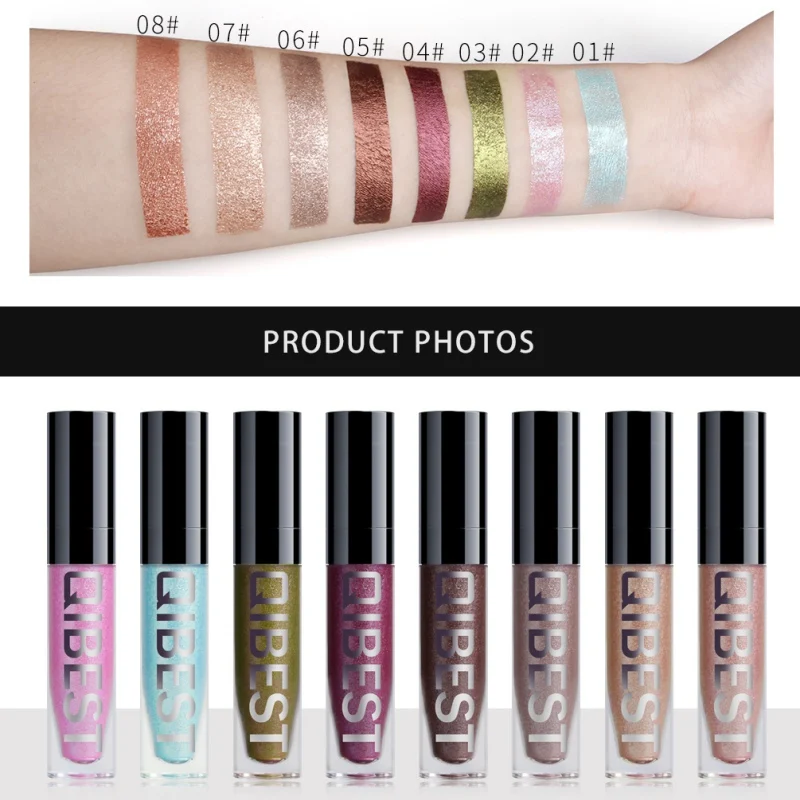 2019 Liquid Glitter Eyeshadow Pencil Shimmer Eyeshadow Waterproof Long-lasting sombras de ojos profesional 2019 Liquid Glitter Eyeshadow Pencil Shimmer Eyeshadow Waterproof Long-lasting sombras de ojos profesional