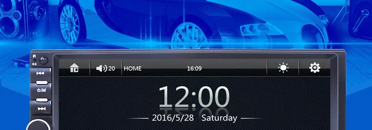 Best 2 Din Car Multimedia Player GPS navigation 7