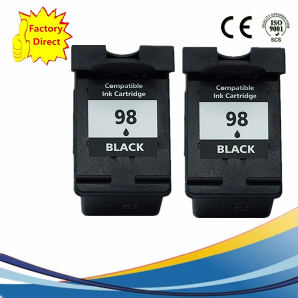 Восстановленные чернильные картриджи для HP98XL 95XL HP95XL Psc 1510 1610 2355 Photosmart 2610 2710 7830 8150