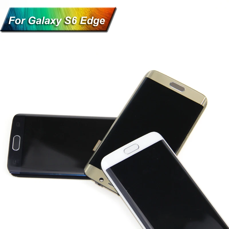 5 1 для Samsung Galaxy S6 Edge S6Edge ЖК дисплей сенсорный экран дигитайзер в сборе SAMSUNG G925 G925F SM