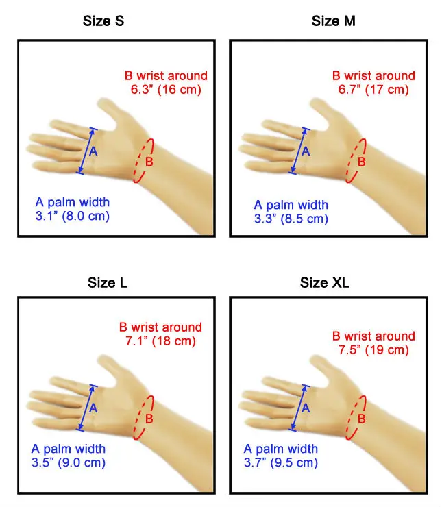 hand size chat