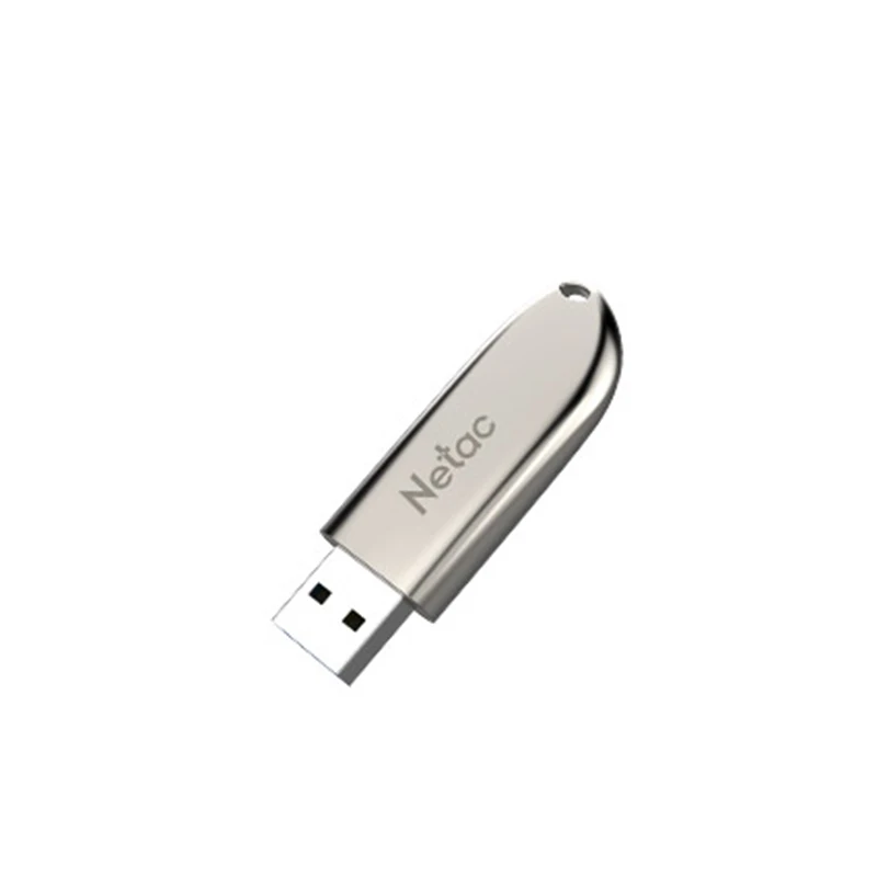 Netac флеш-накопитель USB 3,0 16 ГБ 32 ГБ 64 Гб 128 ГБ мини Высокоскоростная металлическая usb-флешка стильная флешка