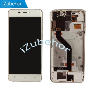 

100% warranty white lcd screen display+touch screen digitizer + Frame assembly For IUNI N1 by free shipping