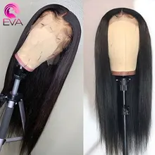 Эва волос 360 кружевных фронтальных париков предварительно сорвал с Детские волосы отбеленные узлы прямые бразильские Remy человеческие волосы парики для черных женщин