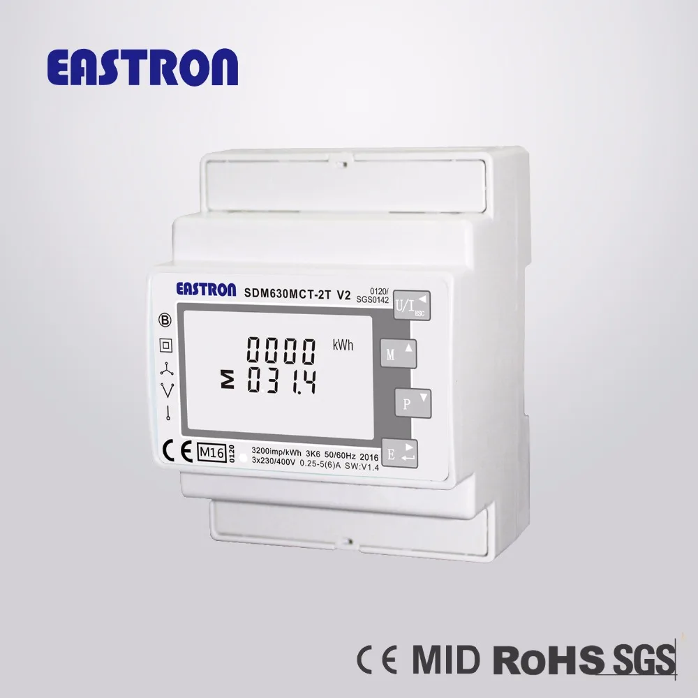 

SDM630 MCT-2T,non-MID ,1/5A CT connected, Dual Input Multifunction Power Meter for Lighting and Power, RS485 Modbus RTU