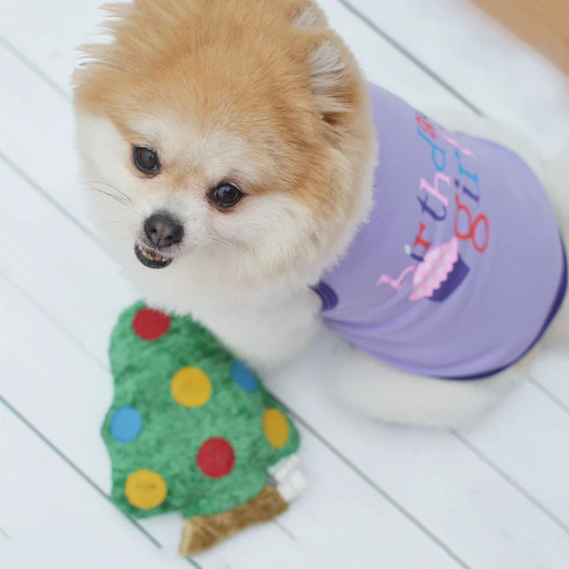 Hoomall 1 шт. милая Одежда для собак с буквенным принтом модный весенне летний жилет