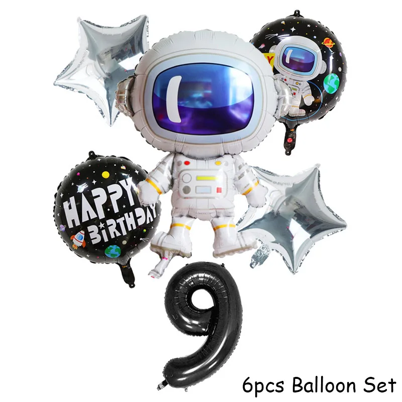 6 шт. 32 дюймов номер гелий цифровой/воздушные шары набор для дня рождения украшения Детские воздушные шары в форме единорога Единорог надувные шары для вечеринки - Цвет: 1 set style 9
