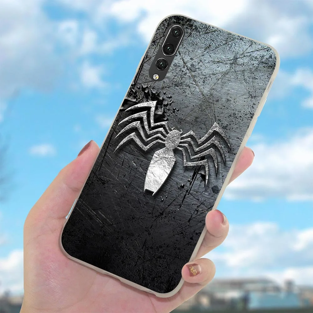 Мягкий чехол из ТПУ с рисунком Веном злодея и аниме для Huawei P10 Lite Mate 10 20 P9 чехлы P20 Pro
