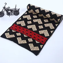 2016 Autumn Winter Scarf Luxury Brand Tartan Patchwork Cashmere Men Youth Spring Casual Echarpes Foulards YJWD616