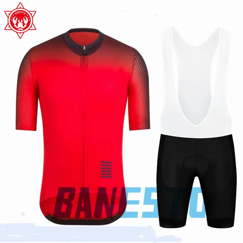 

2018 Men's Rapha Cycling Jersey Sets/Mountain Bicycle Racing Clothing Cycle Sportswear +9D Gel Pad