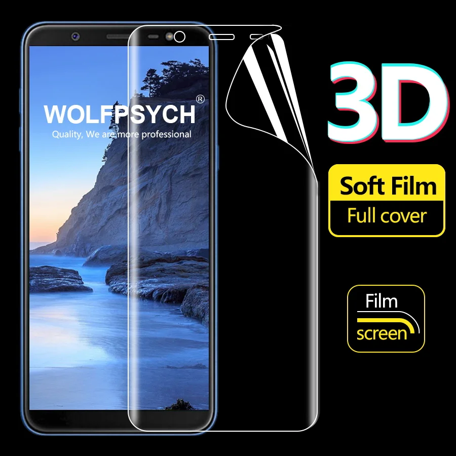 

Full Cover Screen Protector For Samsung Galaxy S10 S9 S8 A8 Plus S10E J8 J6 A9 A7 2018 Hydrogel Film Silicone Sticker Protective