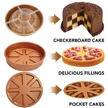 3 шт./компл. Идеальный торт форма для кекса Магия средняя карманы ножи, выпечка Кухня инструменты форма для выпечки тортов DIY аксессуары