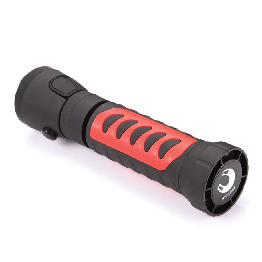 

MUQGEW Soft Touch Switch 2017 1200LM COB LED Magnetic END Black Work Light Inspection Flashlight Lamp Torch