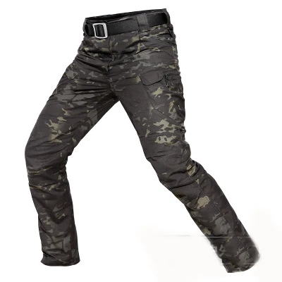 

IX7 Outdoor Sports Camping Riding Hiking Tactical Pants Men Trousers for Men Four Seasons Multi-pocket Military Pants