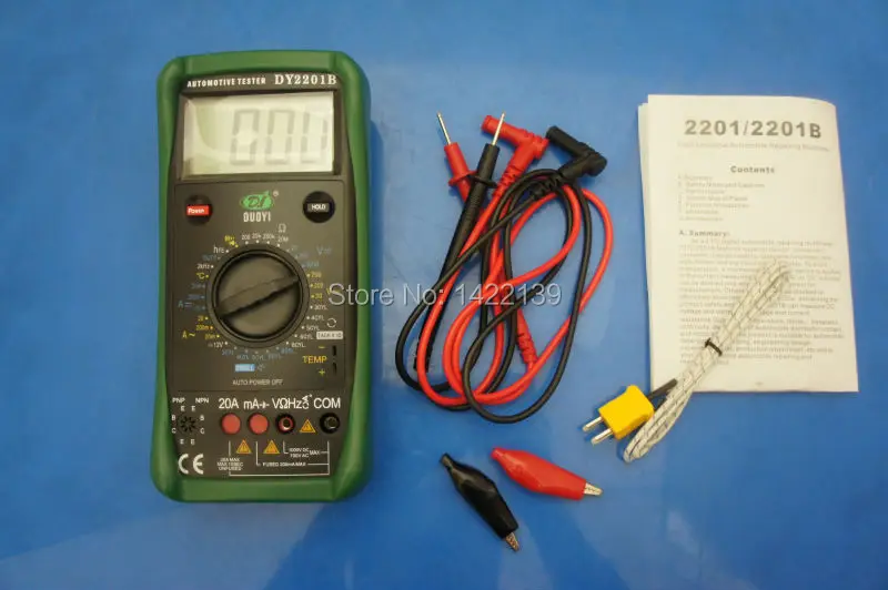 

DUOYI DY2201B Automotive Meter and Battery Tester Electrical Instrument Multimeter