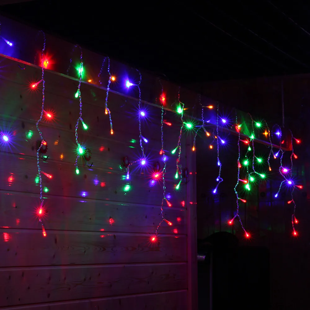 1,5 м светодиодный Сказочный светильник-Гирлянда для занавесок на Рождество, свадьбу, вечеринку, светодиодный гирляндовый светильник - Цвет: Многоцветный