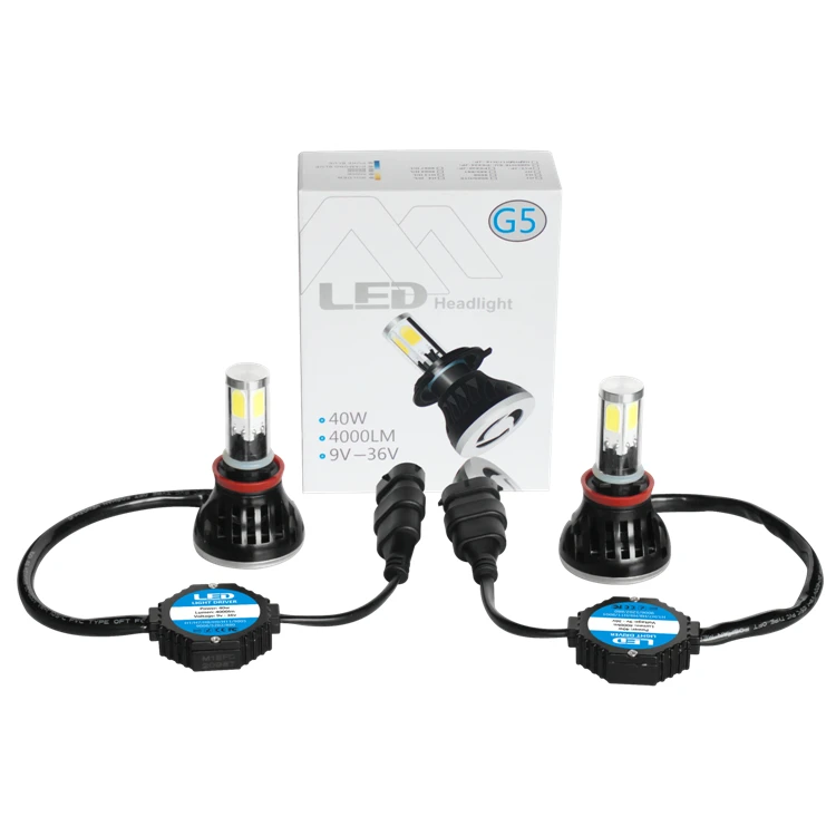 Brightest 80W 8000LM H8 H9 H11 Cree LED Headlight Conversion Kit Driving Lamp Bulb Xenon