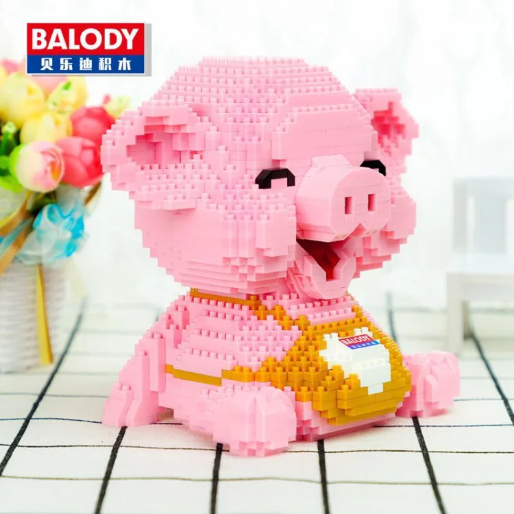Balody mini blocks Pig 16125-1