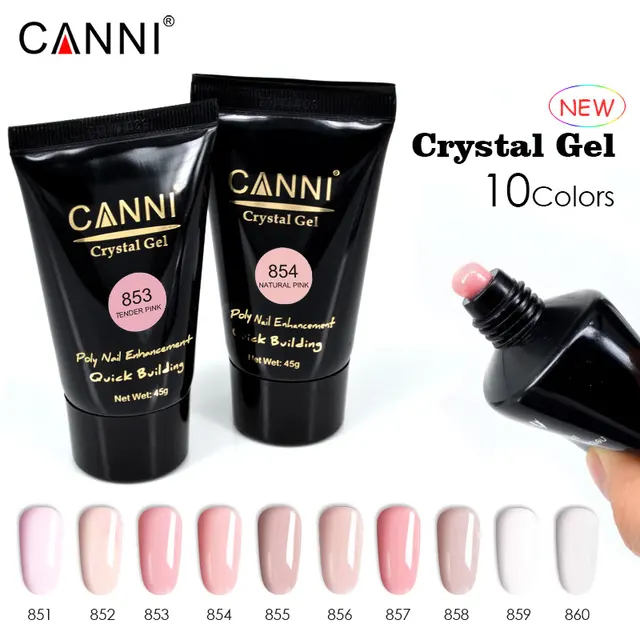 71036 Canni Poly Gel Slip Solution Crystal 45g Finger 71036 Canni Poly Gel Slip Solution Crystal 45g Finger Extension Nail Tools Tips