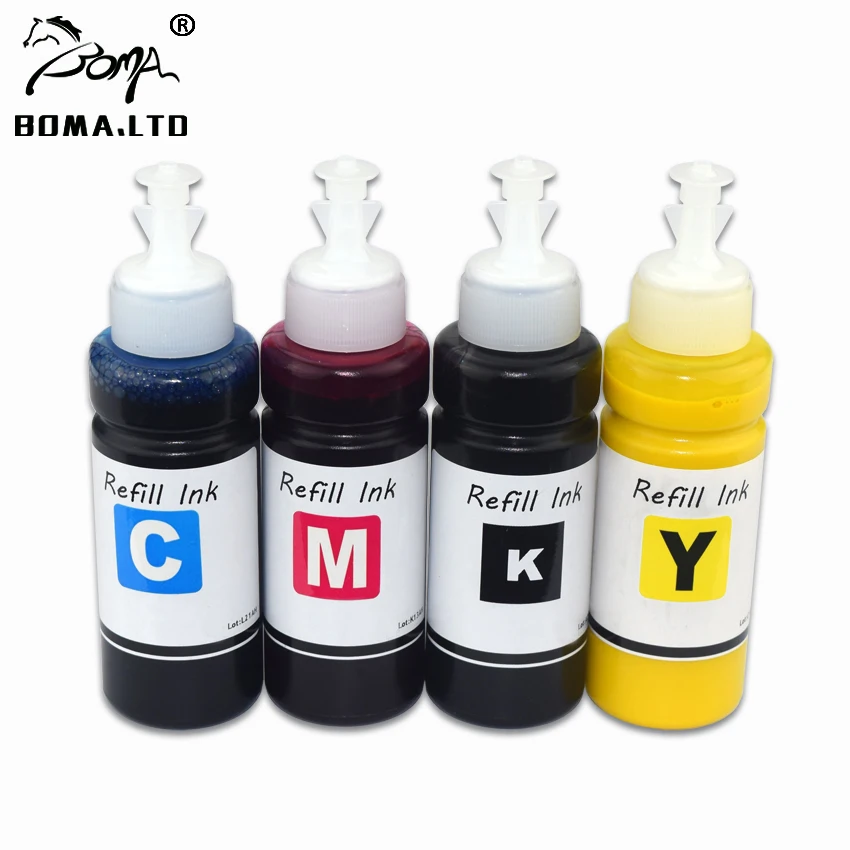 

BOMA.LTD 27XL 252 Pigment Refill Ink For EPSON WF-7715 WF-7710 WF-7720 WF-7210 WF-7110 WF-7610 WF-7620 WF-3620 WF-3640 Printer