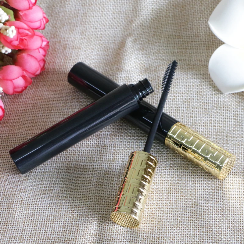 8ml Luxury Gold Cap Mascara Tube Maquiagem Rimel Mascara 3D Long Lashes