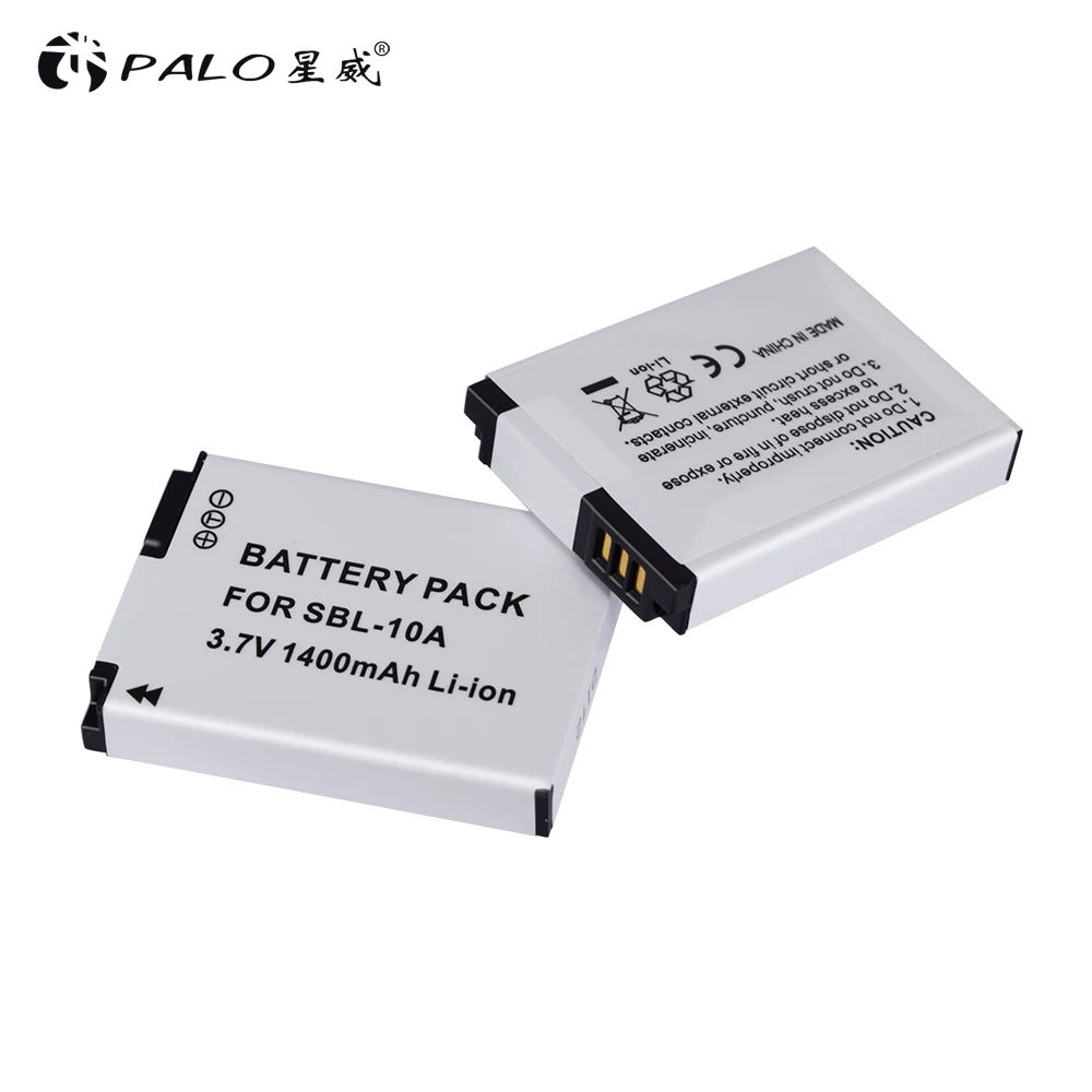 

2pcs/lot SLB-10A SLB10A Battery for Samsung P800 P1000 PL50 PL51 PL55 SL420 SL502 SL620 SL720 WB150F WB700 WB800F ES50