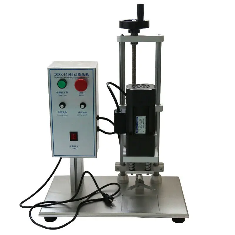 220V Desktop Electric Bottle Capping Machine Bottle Cap Screwing