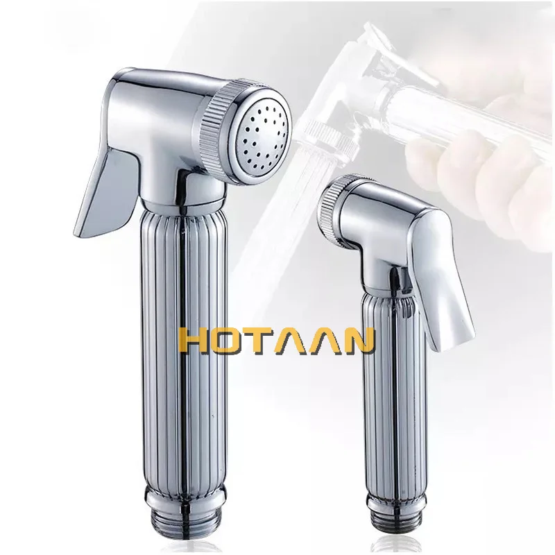 Chrome Plated Bidet Faucet bathroom bidet toilet faucet mixer hygienic shower clean muslim shower portable bidet gun sprayer