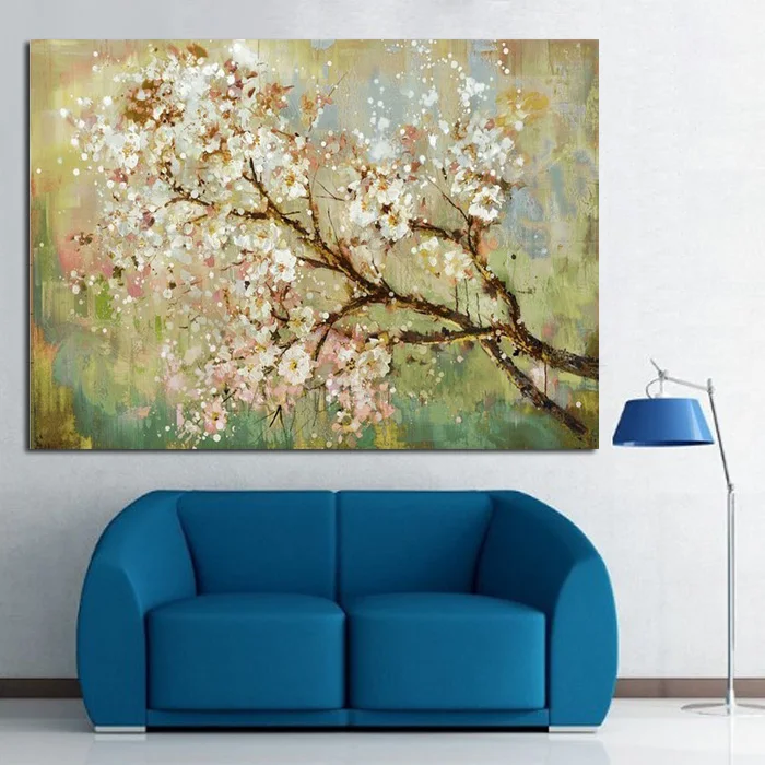 

Free Shipping Large Canvas Art Cheap 100% Hand painted Abstract Elephant Oil Painting Modern Living Room Wall Decor no Framed