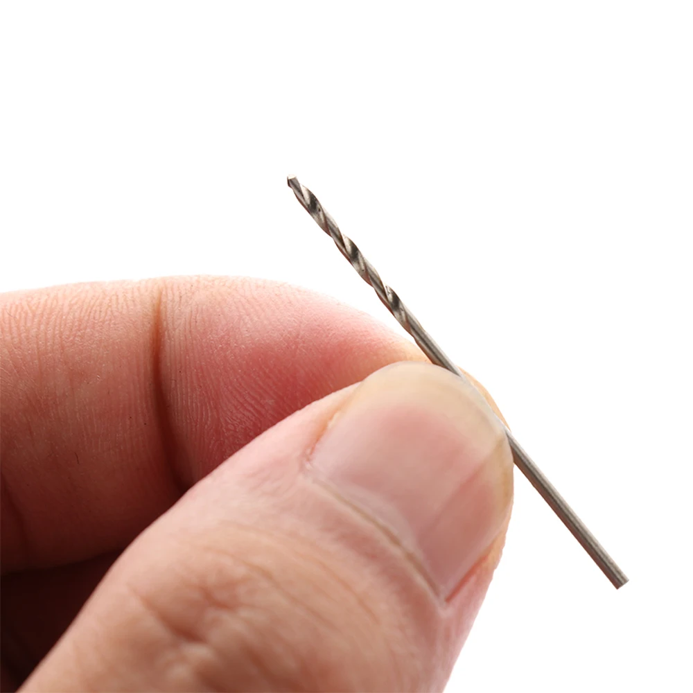 1.2mm 10pcs Micro Hss Twist Drilling Bits Straight Shank Tool For Electric Drill High Speed Steel Small Bit Bead Bits