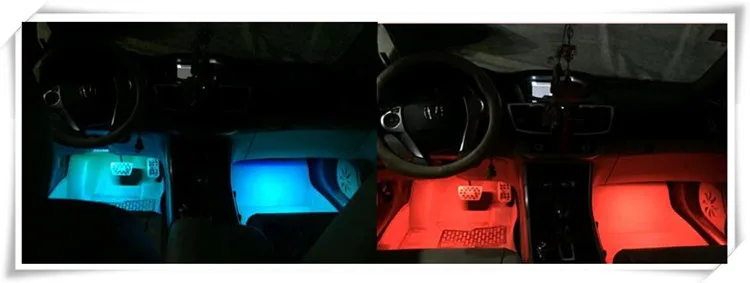 1 комплект интерьерный Автомобильный светодиодный неоновый светильник для Dacia duster logan sandero stepway lodgy mcv 2 SEAT LEON Ibiza для Opel Astra G/GTC/J/H