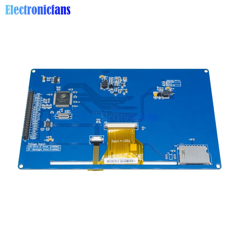 Большой " дюймовый TFT lcd экран 800x480 SSD1963 сенсорный PWM AVR PC модуль контроллера для Arduino Max 3,6 V Высокое качество красочное изображение