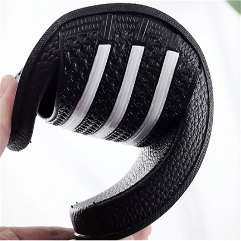Teen Boys Girls Sandals Shoes Teenage Kids Summer Slippers Man Woman Beach Bath Shoes Home Slippers Casual Stripped PVC Shoes