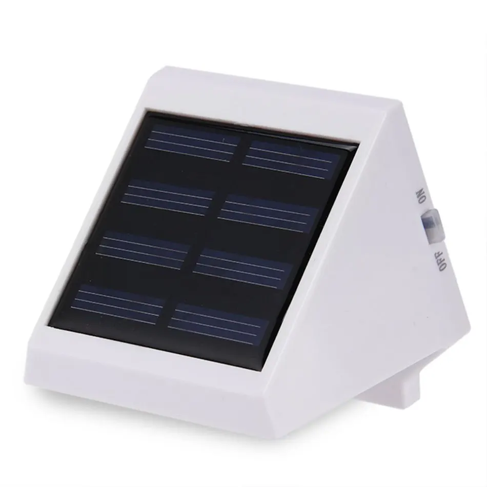 

LED Solar Lamp Waterproof Solar Light 4 LEDs Light Outdoor Wall Lamp Security Spot Lighting Automatic Light-operated / Switch