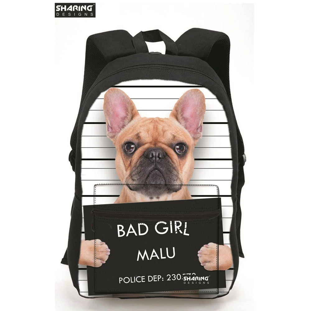 Women's Bags & Handbags Women Girls Owl cat pug dog horse Backpack Rucksack School Bag for