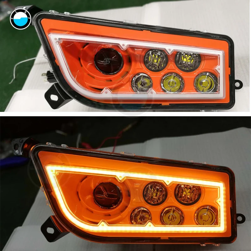 Светодиодный комплект для фар Polaris RZR XP1000 / Turbo Full Halo Angel Eyes сменные фары