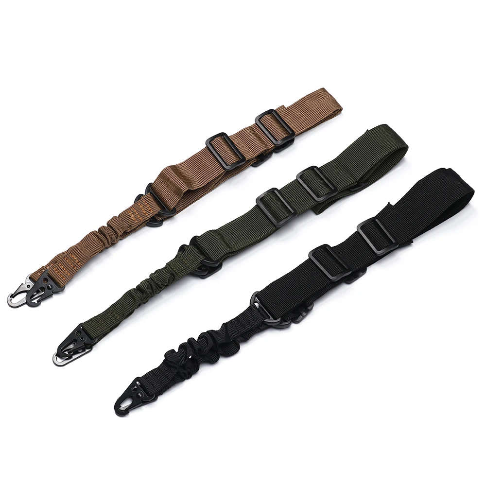 

1/2/3 Metal Buckle Sling Belt Point Sling Point Nylon Shooting Accessory Tactical Strap Shoulder Outdoor Sport Accessories