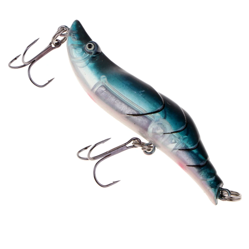 Perfeclan Fishing Lure Shrimp Lure Squid 8cm/15g Hard Jig Baits Swing Shrimp Squid Lure Squid Jigs Fishing Lures